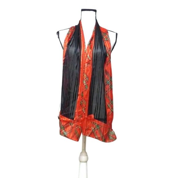 Giani Bernini All Wrapped Up Holiday Oblong Scarf, Black, Multi, OS - Picture 5 of 6